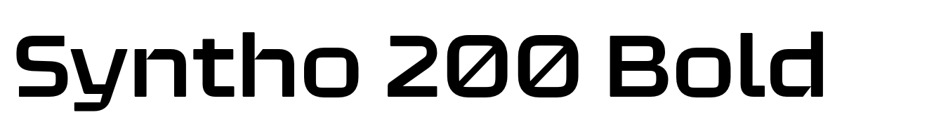 Syntho 200 Bold